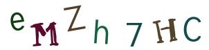 Imagem CAPTCHA